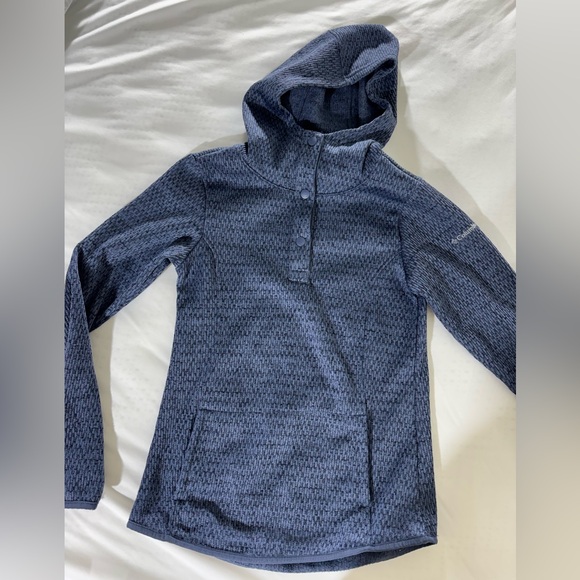 Columbia Pullover sweater hooded quarter button - Picture 1 of 6